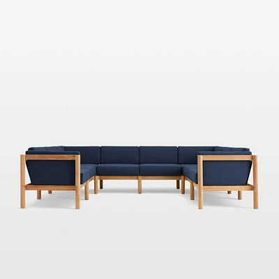 Neighbor ™ Haven Navy Blue 8-Piece U-Shaped Outdoor Sectional Sofa