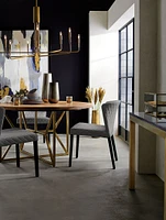 Clive 8-Arm Brass Chandelier Light