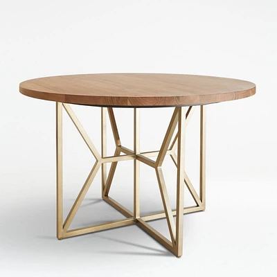 Hayes 48" Round Acacia Dining Table
