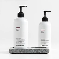 Fig + Amber Hand Soap and Lotion Set with Hayes Caddy