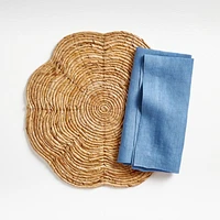 Petal Fiber Flower-Shaped Placemat