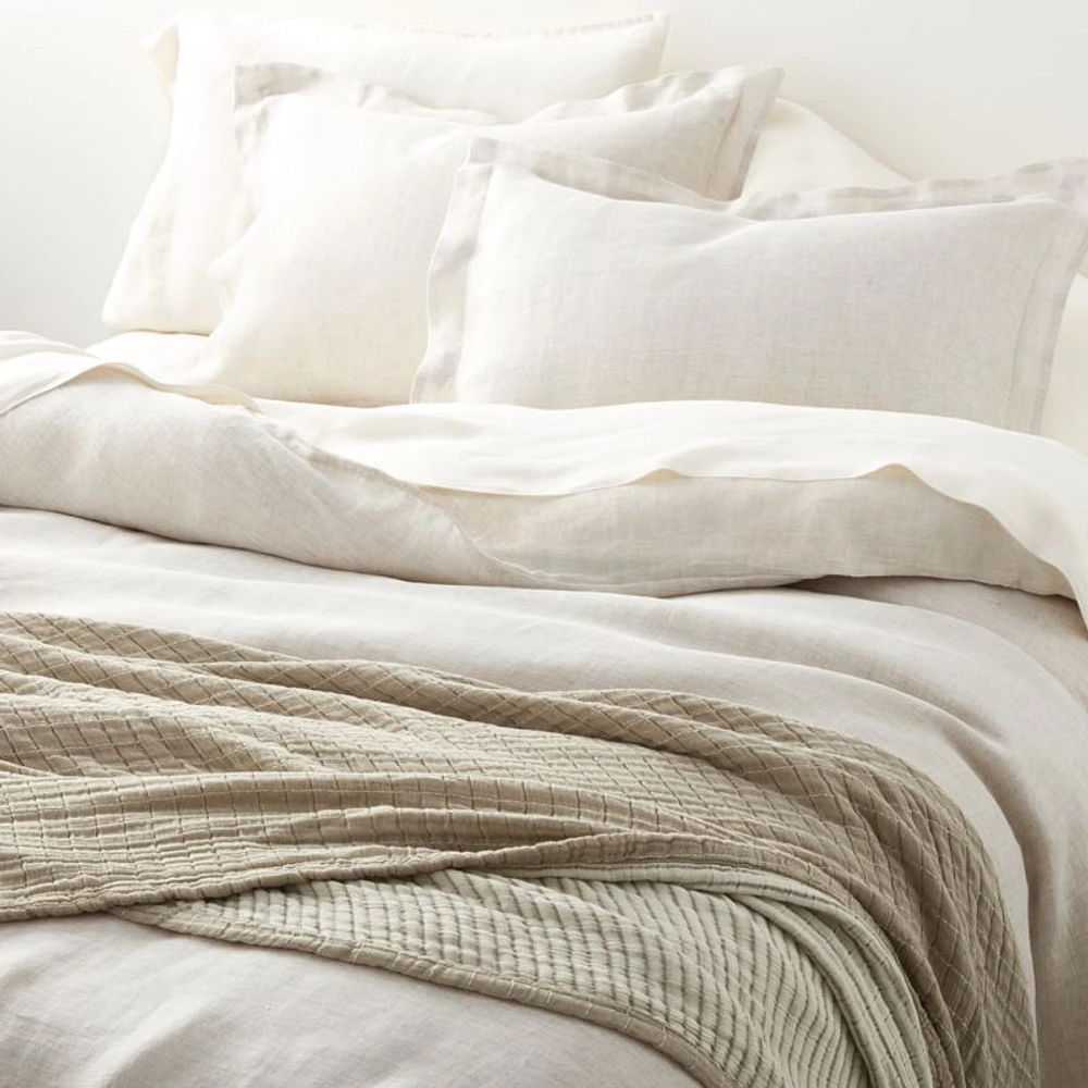 New Natural Hemp Standard Bed Pillow Sham