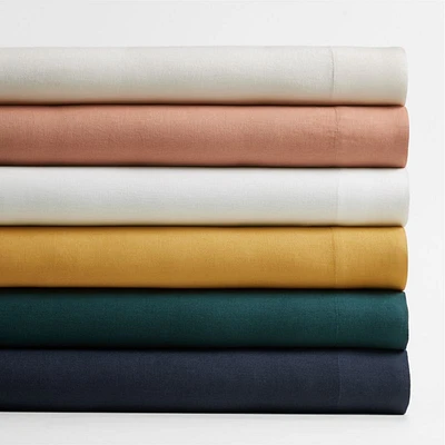 New Natural Hemp White Twin/Twin XL Bed Sheet Set