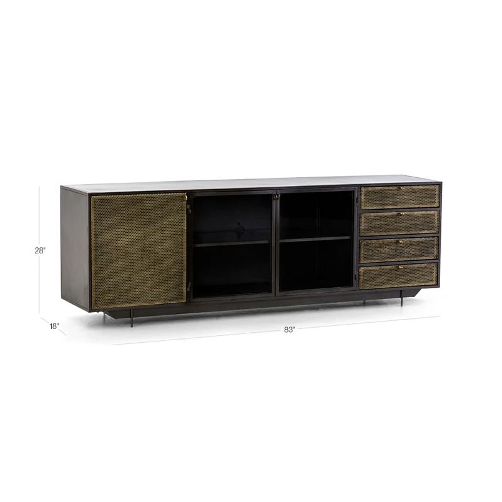 Frederick 83" Storage Media Console