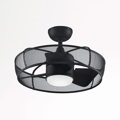 Fanimation Henry 20" Black Indoor/Outdoor Ceiling Fan