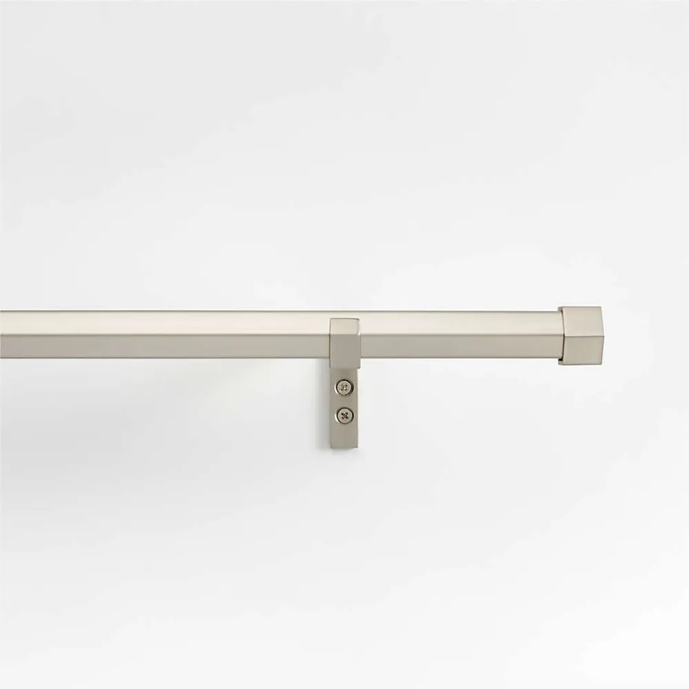 RÄCKA / HUGAD double curtain rod combination, white, 471/4-825/8