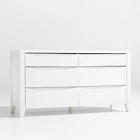 Hilde White Wood Dresser