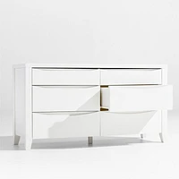 Hilde White Wood Dresser