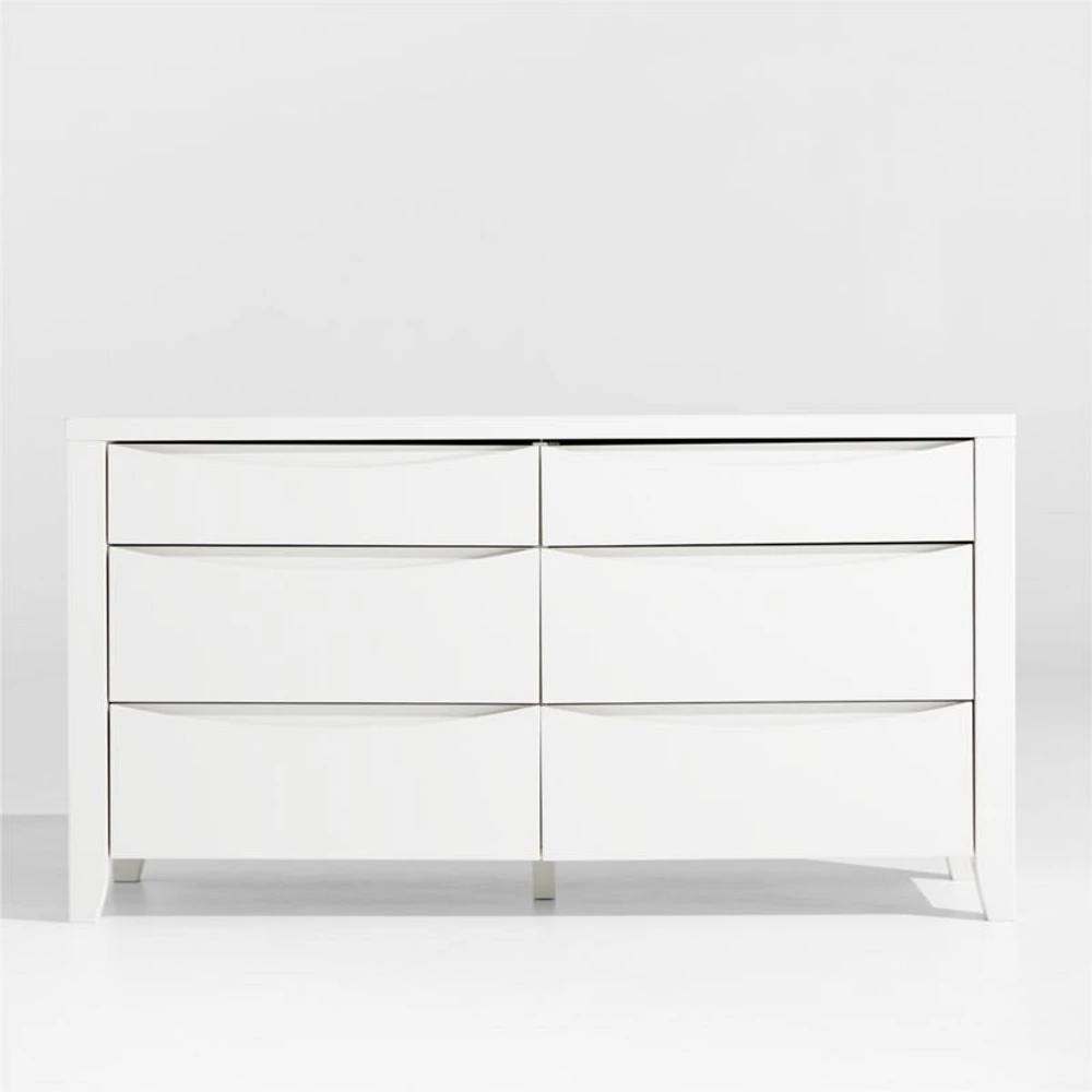 Hilde White Wood Dresser