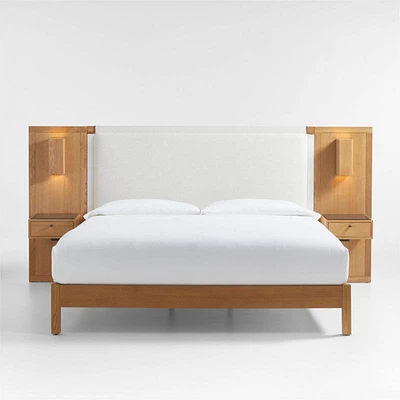 Shinola Hotel King Bed with Panel Nightstands