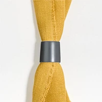 Hudson Charcoal Stoneware Napkin Ring