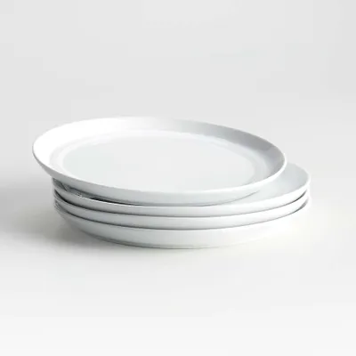 Hue White Salad Plates, Set of 4