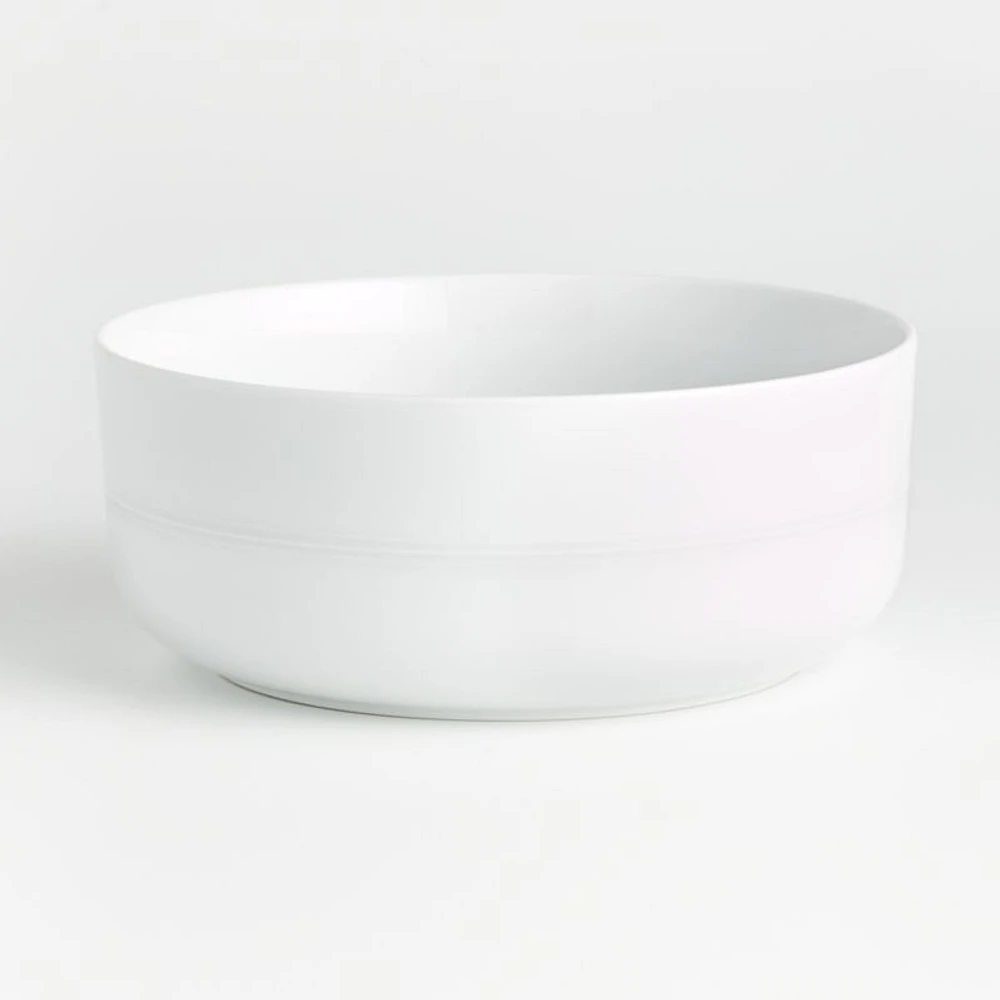 Hue White Serving Bowl