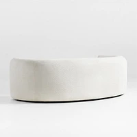 Hugger Curved Boucle Sofa by Leanne Ford