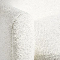 Hugger Curved Boucle Sofa by Leanne Ford