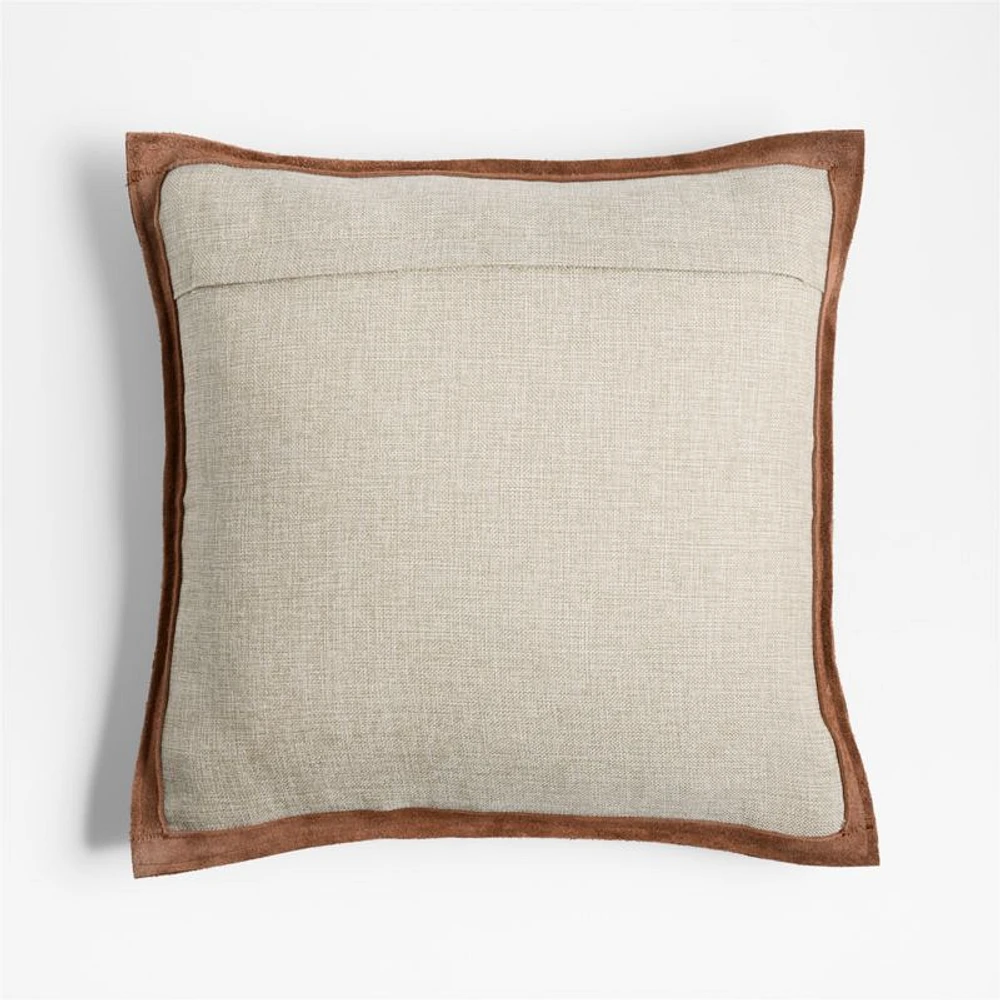 Hyde Woven Suede 20x20 Throw Pillow Cover