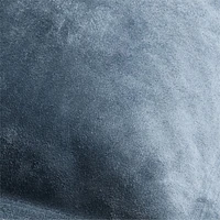 Hyde Pieced Suede 23x23 Coy Blue Throw Pillow Cover