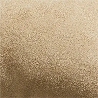 Hyde Pieced Suede 23x23 Camel Tan Throw Pillow Cover