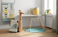 Giraffe Rattan Floor Storage Basket