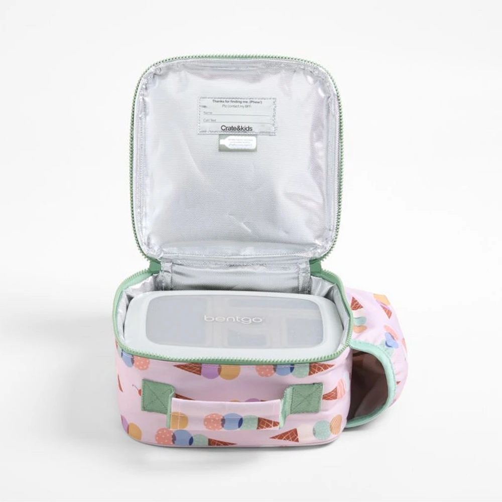 Ice Cream Cone Soft Insulated Kids Lunch Box