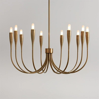 Iiona Small Brass Chandelier Light