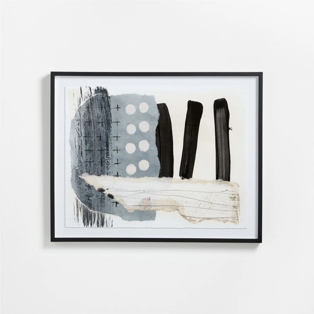 "Immersion I" Framed Wall Art Print Set 33.25"x41.25" by Jean Kenna