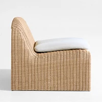 Ipanema Wicker Outdoor Lounge Chair with Cushion