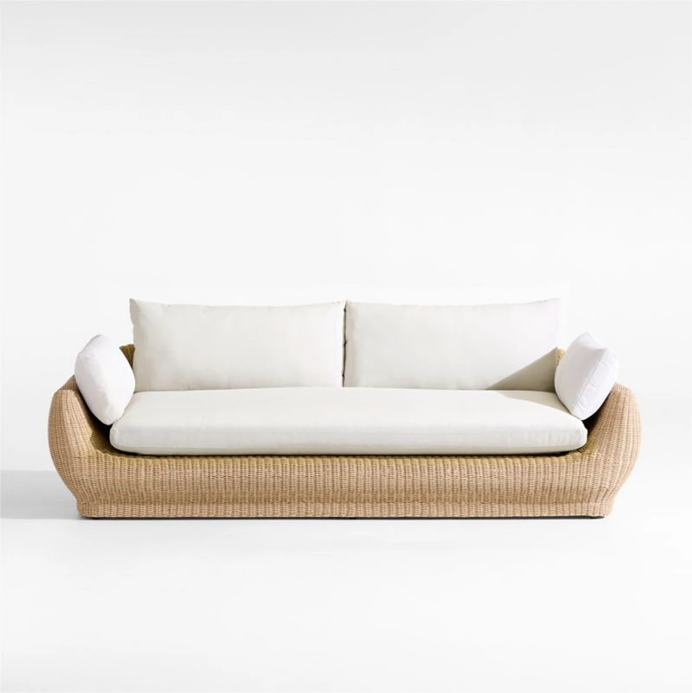 Ipanema 94.5" Wicker Outdoor Sofa with Cushions