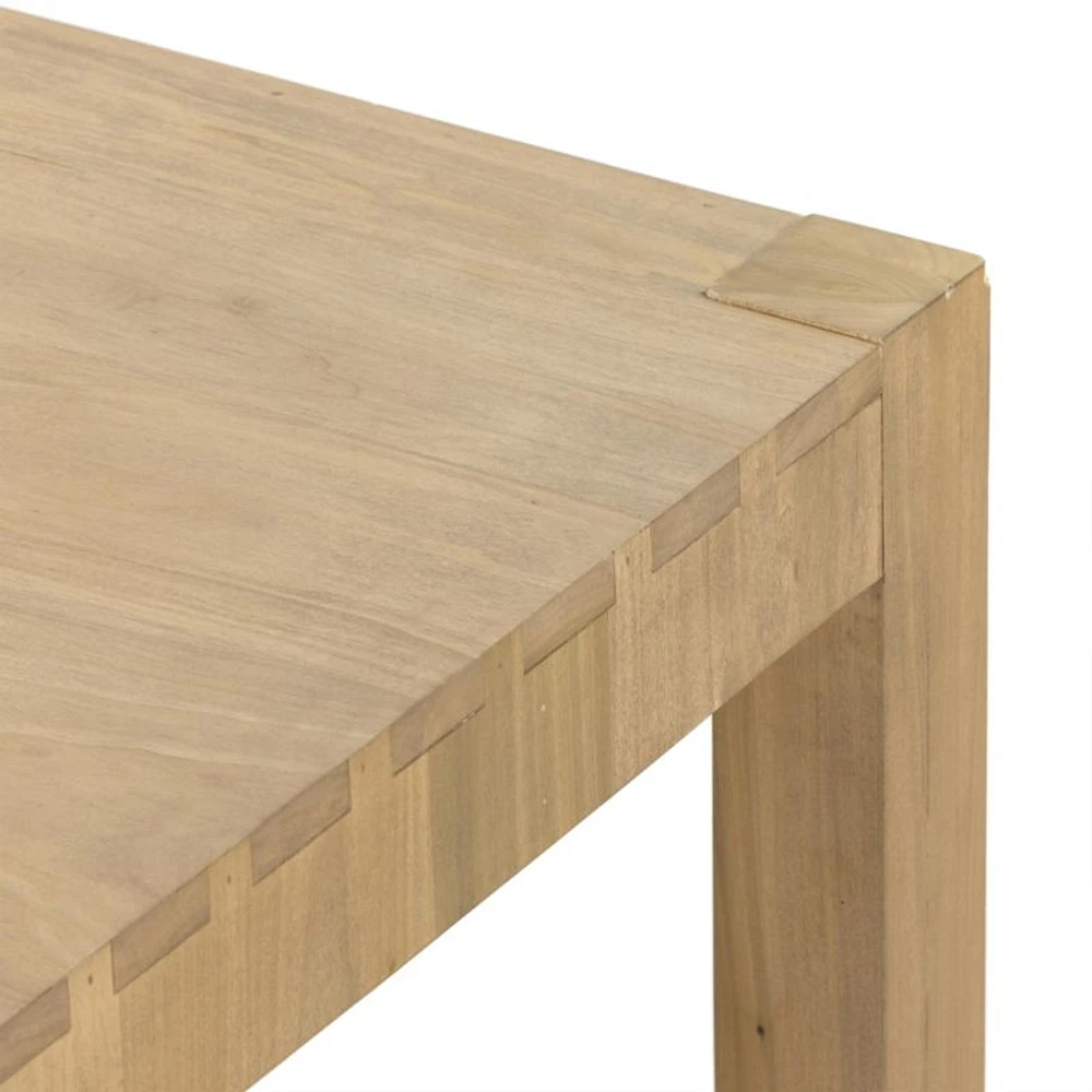 Isador 96" Natural Wood Dining Table