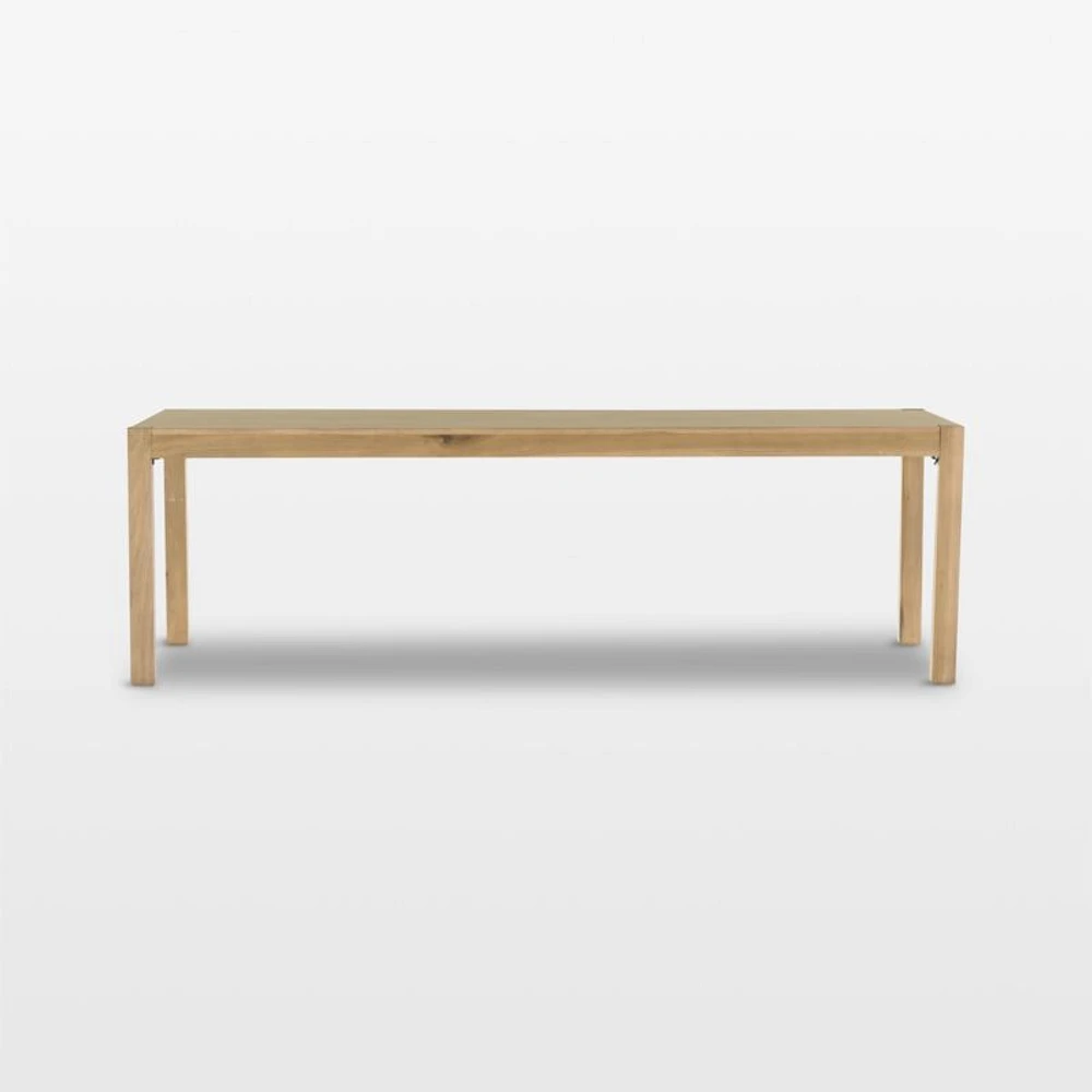 Isador 96" Natural Wood Dining Table