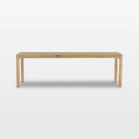 Isador 96" Natural Wood Dining Table