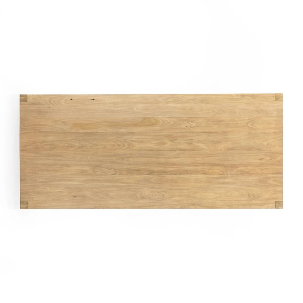 Isador 96" Natural Wood Dining Table
