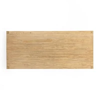 Isador 96" Natural Wood Dining Table