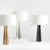 Isla Bronze Triangle Table Lamp, Set of 2