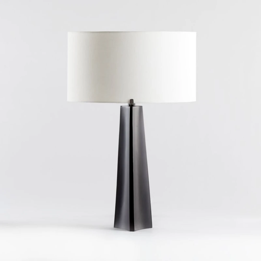 Isla Bronze Triangle Table Lamp, Set of 2