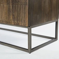 Ivan 79" Storage Media Console with Drawers