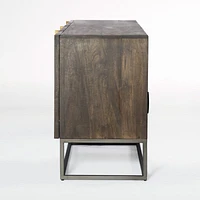 Ivan 79" Storage Media Console with Drawers