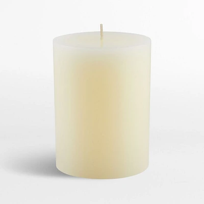 Ivory Pillar Candle 3"x4"