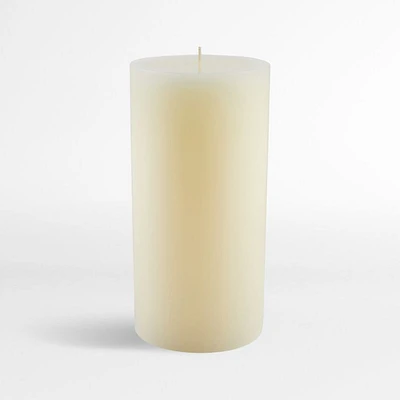 4"x8" Ivory Pillar Candle