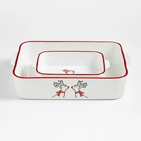 Joan Anderson Arctic Friends Baking Dishes, Set of 2