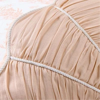 Bea Pink Ruched Shell Pillow by Jake Arnold