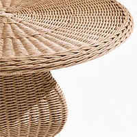 The Felix Wicker Outdoor Side Table by Jake Arnold