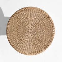 The Felix Wicker Outdoor Side Table by Jake Arnold