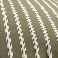 Forne 23"x23" Dark Parsnip Green Stripe Outdoor Throw Pillow by Jake Arnold