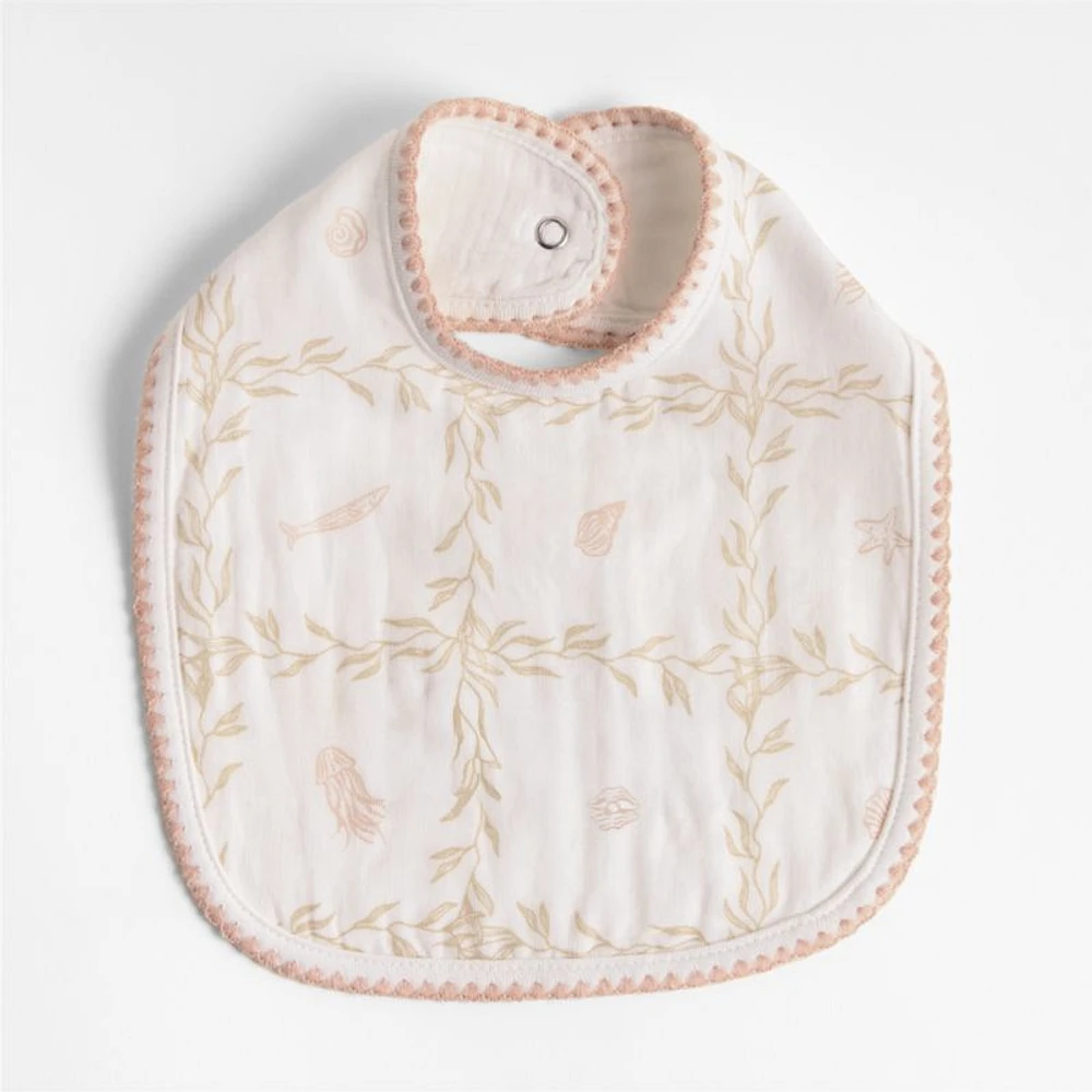 Frankie Pink Baby Bib Set by Jake Arnold