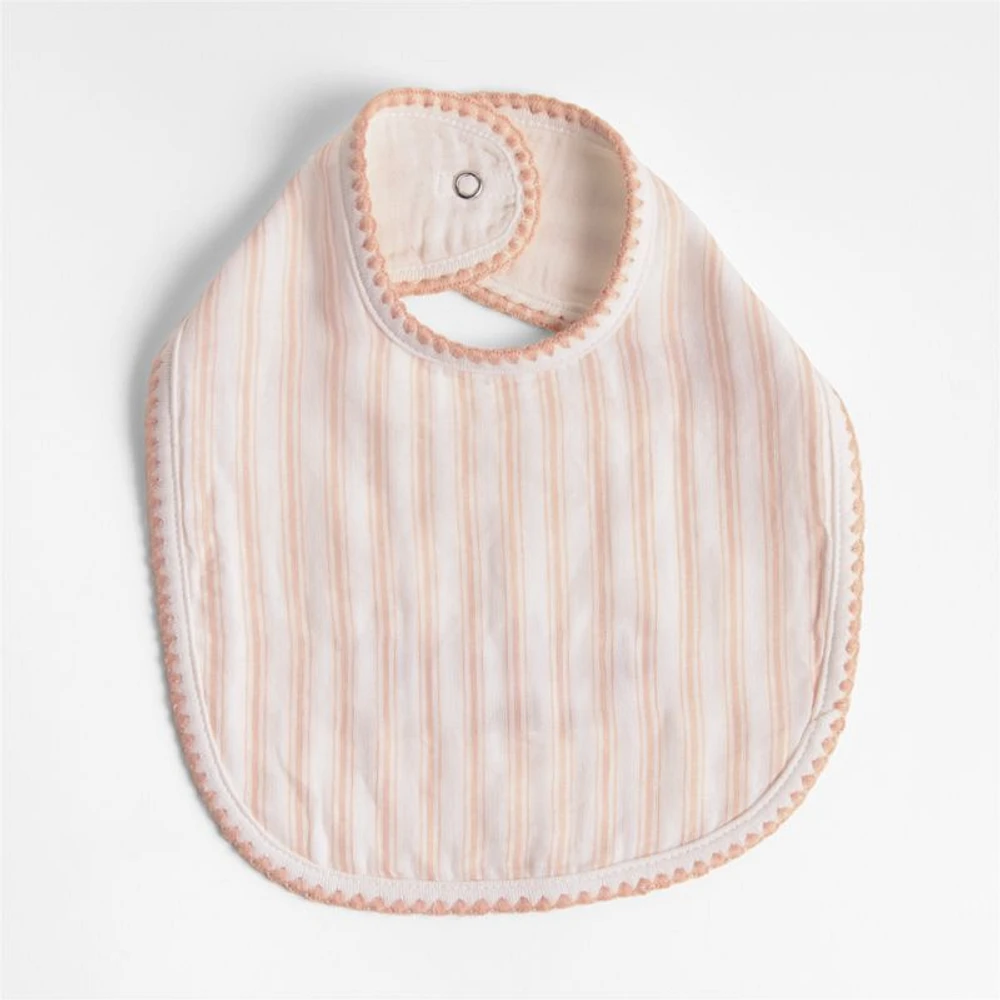 Frankie Pink Baby Bib Set by Jake Arnold
