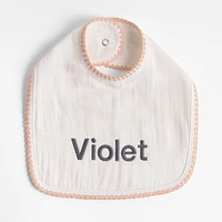 Frankie Pink Baby Bib Set by Jake Arnold