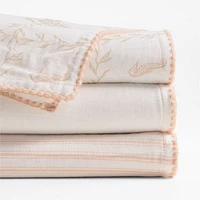 Frankie Pink Baby Swaddle Set by Jake Arnold
