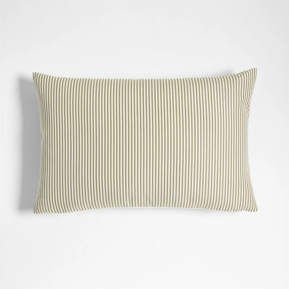 Harman 24"x16" Cream Stripe Outdoor Throw Pillow by Jake Arnold