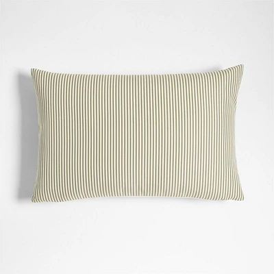 Harman 24"x16" Cream Stripe Outdoor Throw Pillow by Jake Arnold